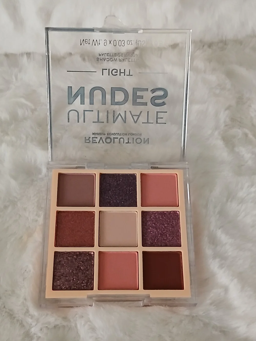 Revolution Ultimate Nudes Light Eyeshadow Palette - Neutral Pink & Mauve Shades